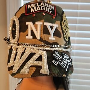 Camouflage Embellished Hat